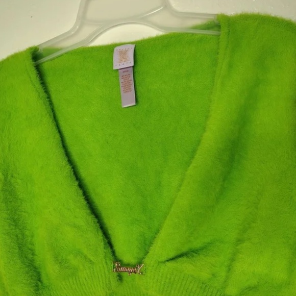 Savage By FENTY Vibrant Green Women's Sweater - Picture 4 of 4